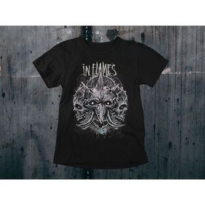 In Flames Unisex T-Shirt - Metal Music Shirt Black